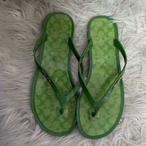 Coach Lyra Jelly flip flops